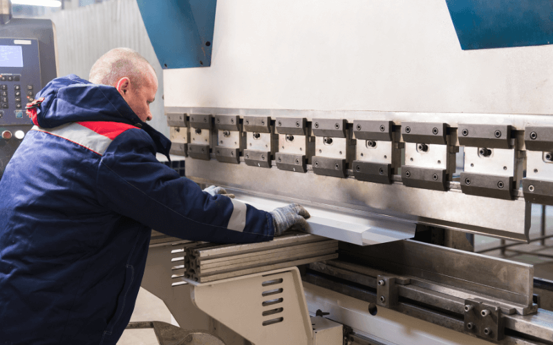 the operation of bead blasting